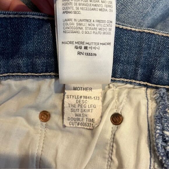 Classic Blue Denim Skirt - Picture 9 of 12